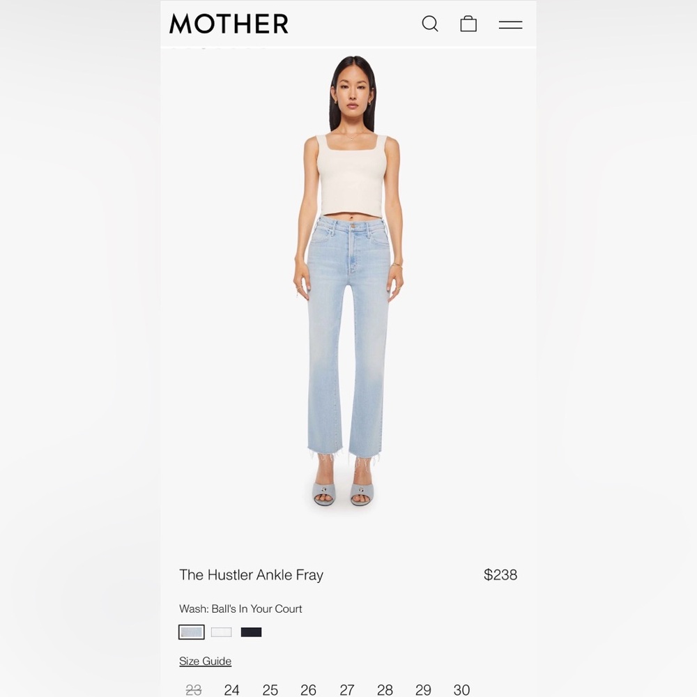 Mother Jeans size 24